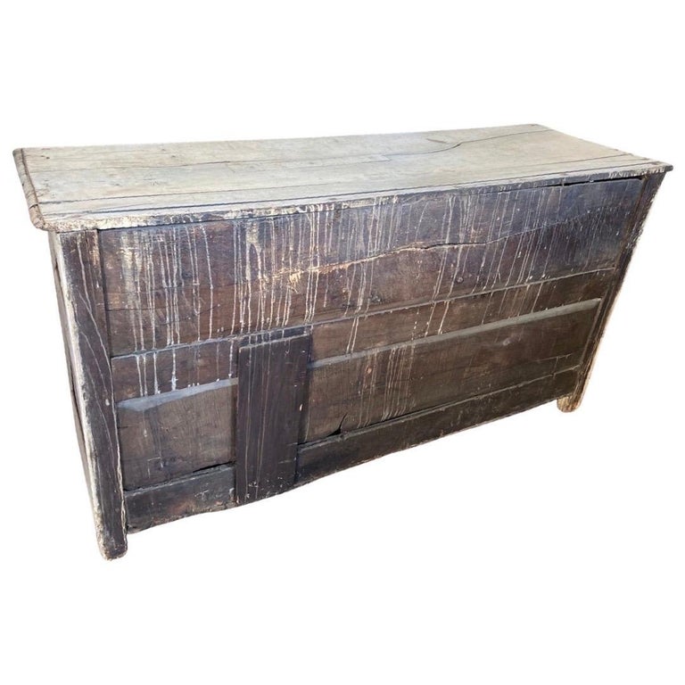 17th Century Bleached Oak Jacobean Server/Sideboard In Good Condition For Sale In Carmine, TX