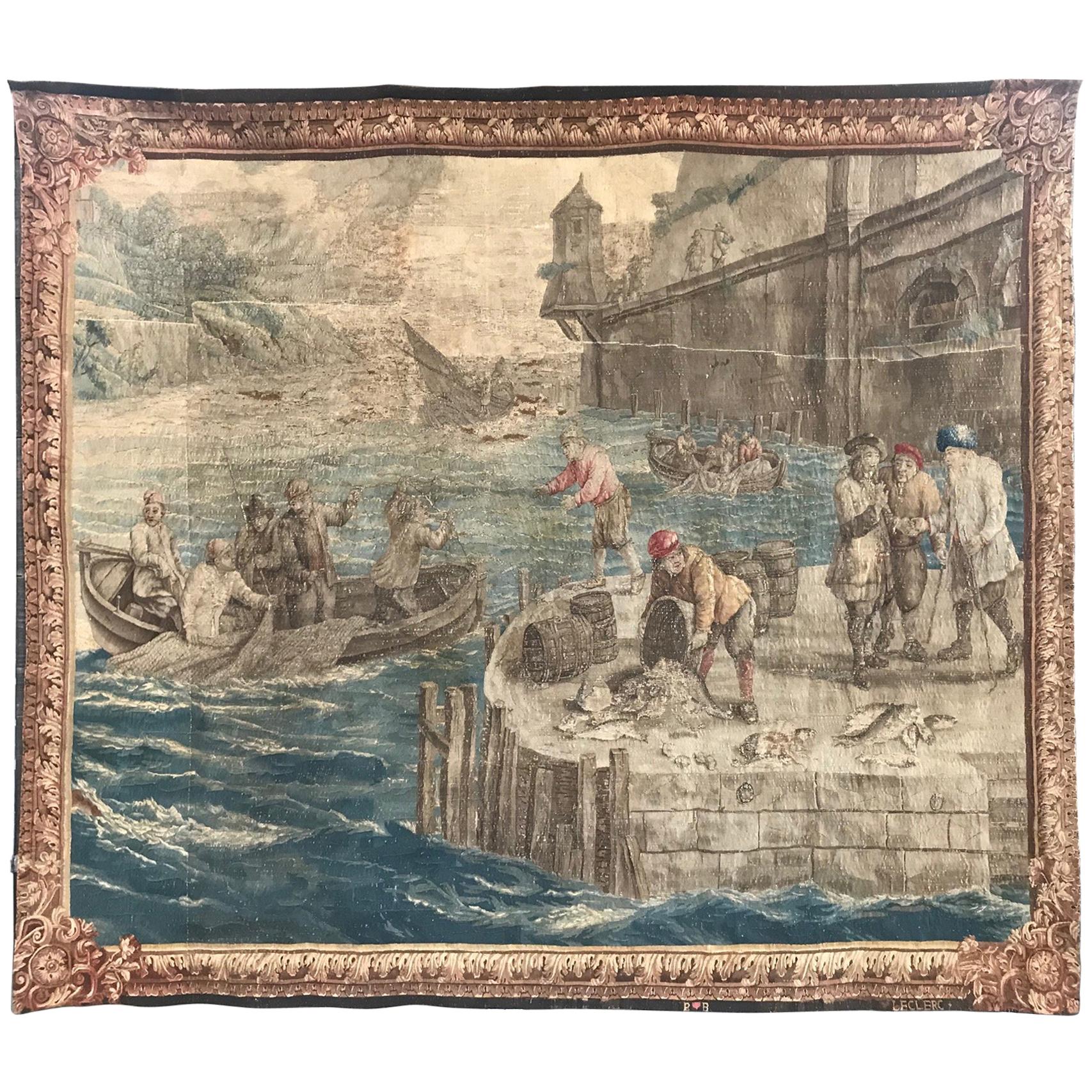 17th Century Brabant, Belge Tapestry For Sale