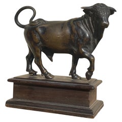 17th Century - Bronze Bull After Jean De Bologne