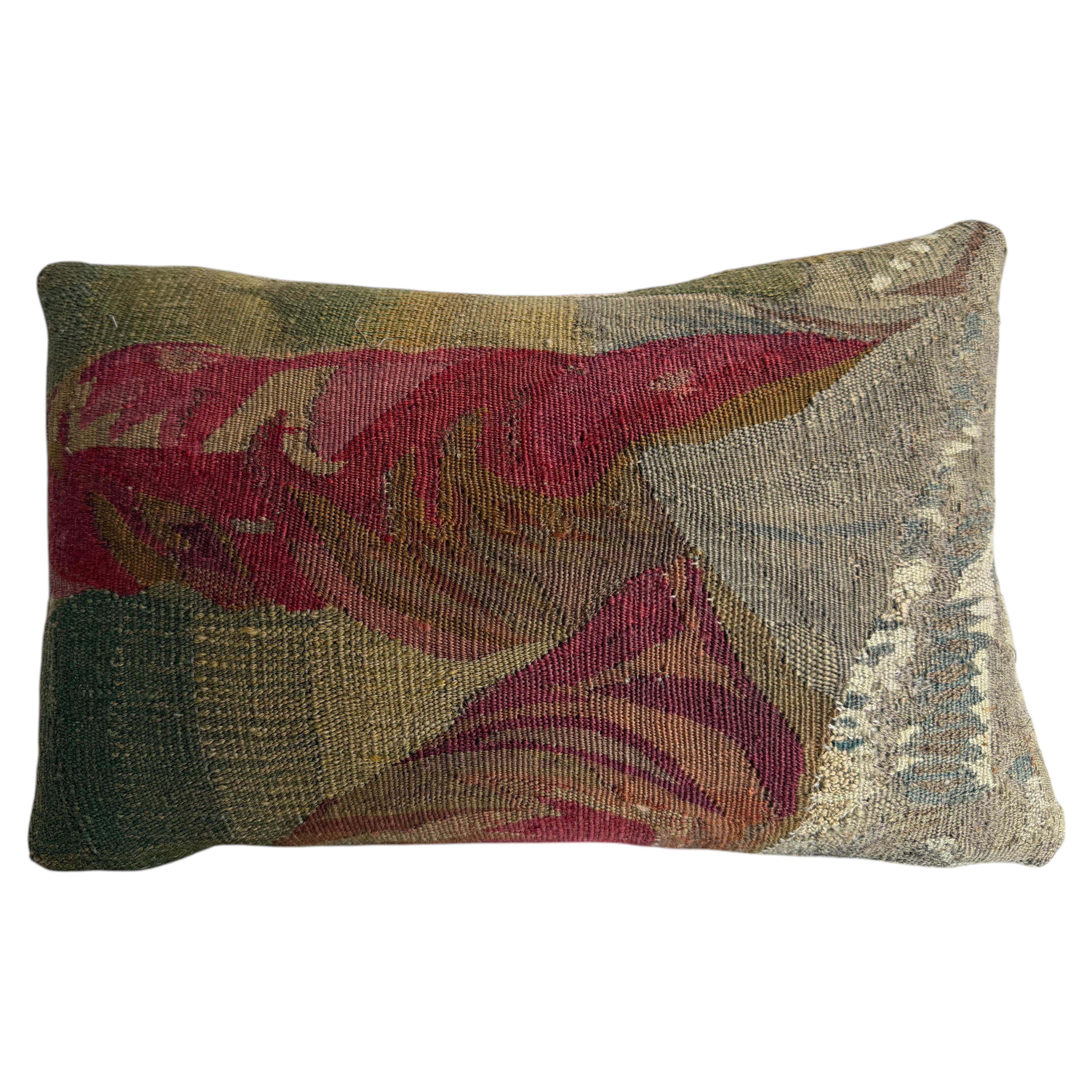 17th Century Brussels Baroque Tapestry Pillow