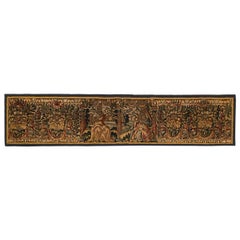 Panel de tapiz histórico de Bruselas del siglo XVII