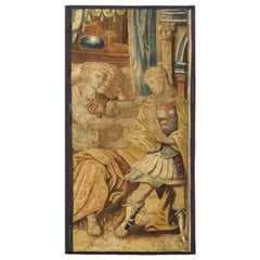 Antique 17th Century Brussels Old Testament Biblical Tapestry