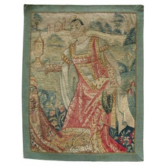 17th Century Brussels Tapestry 2'8" X 2'