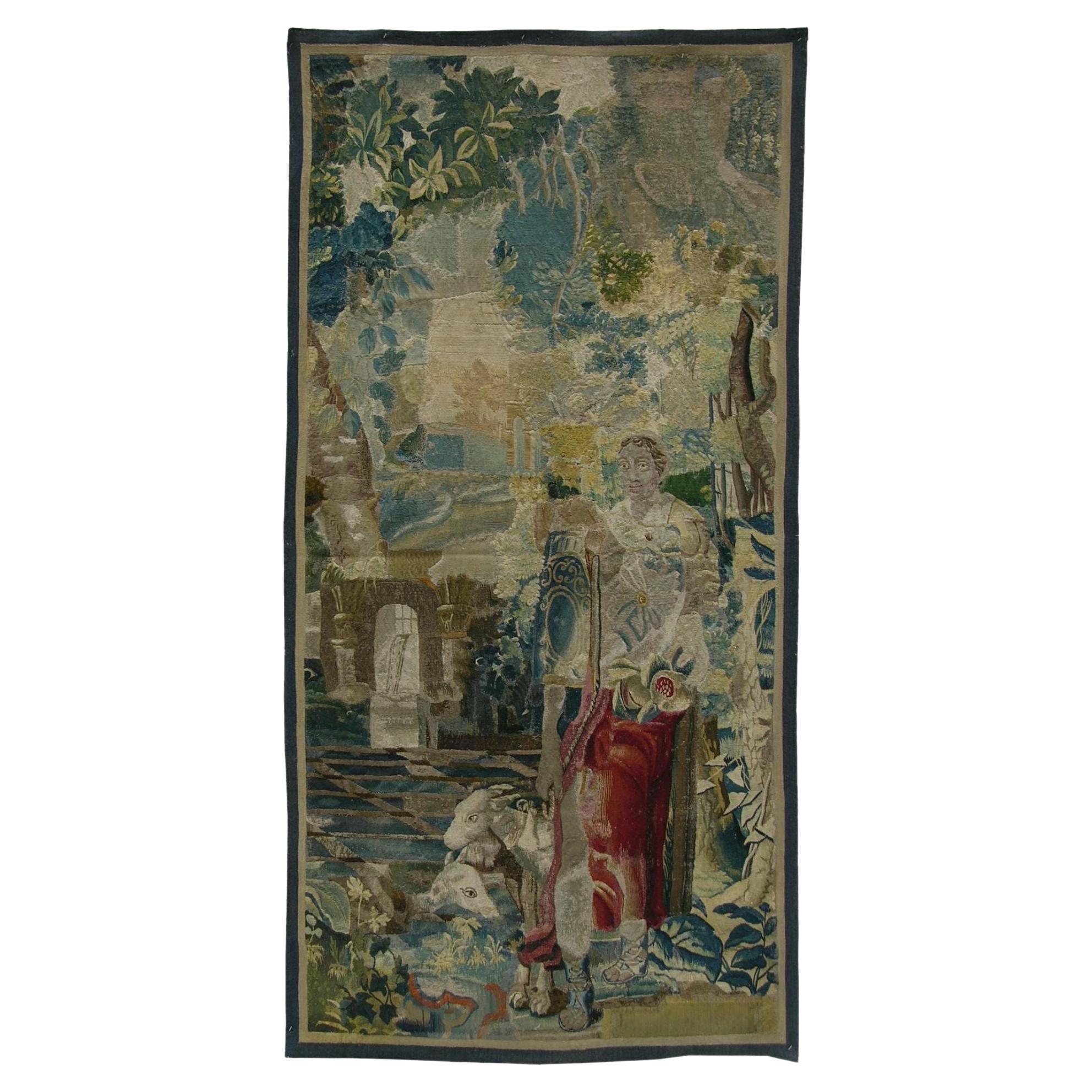 17th Century Brussels Tapestry 7' X 3'1"
