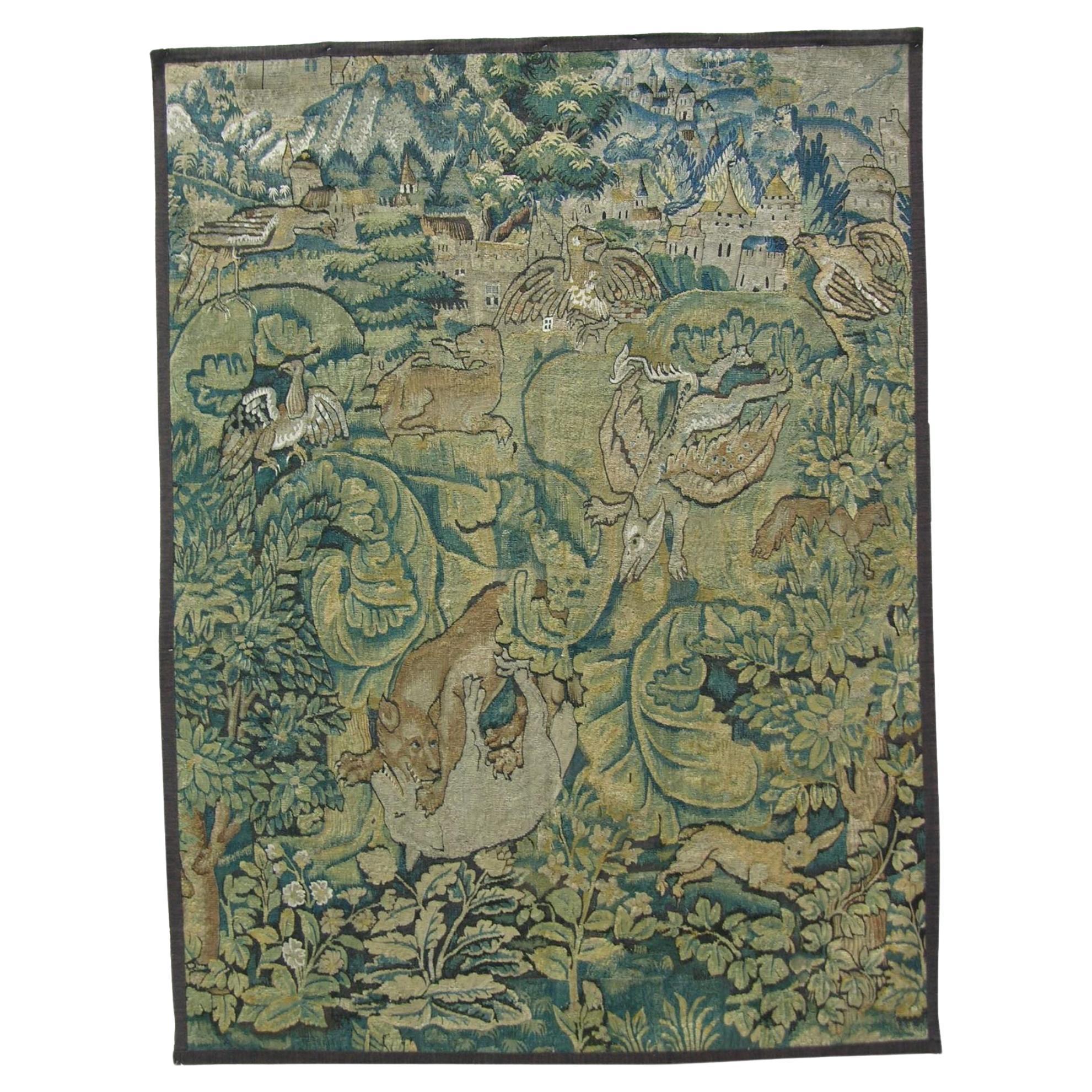 17th Century Brussels Tapestry 8'4" X 6'4"