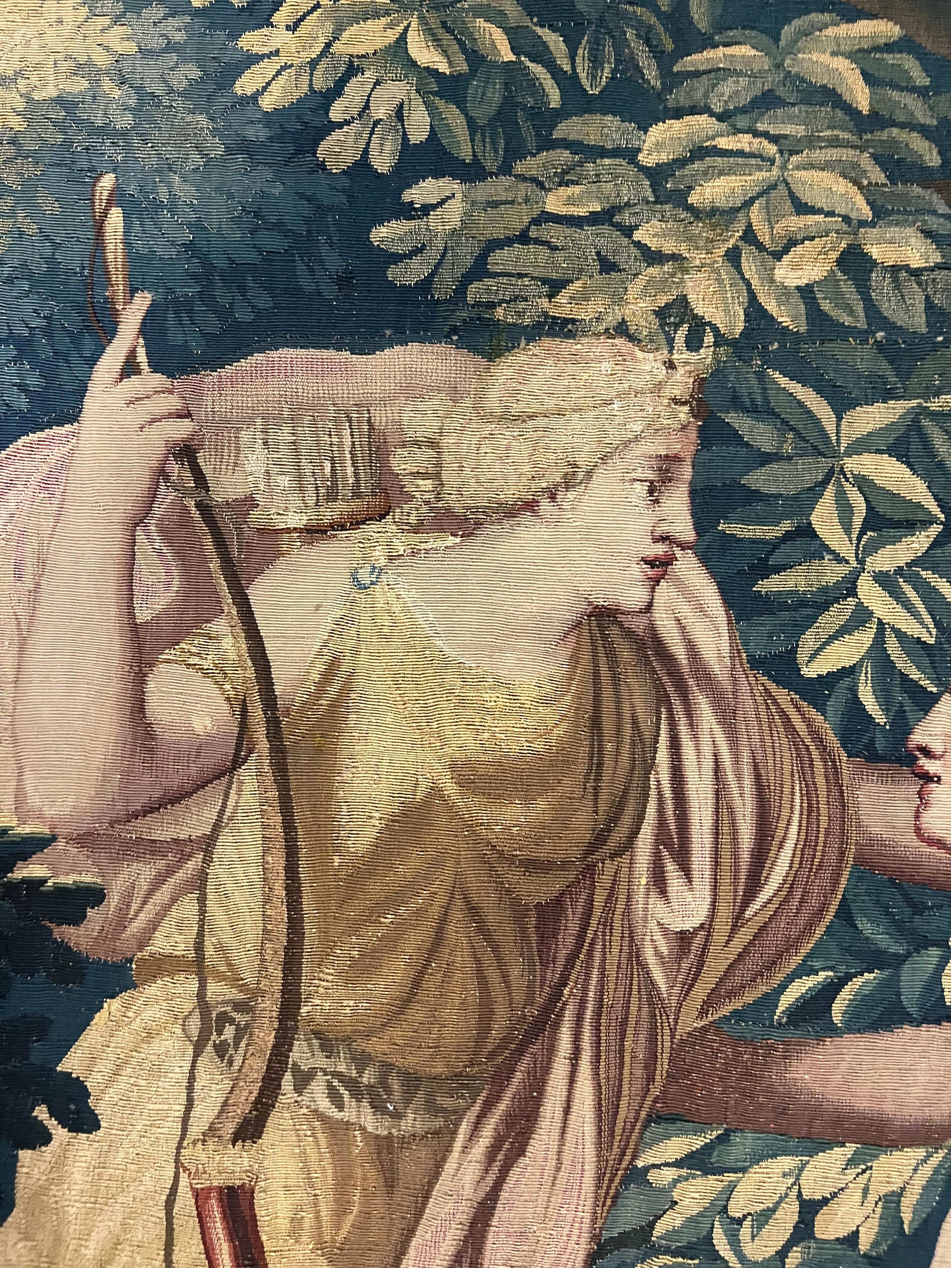Histoire de Diana

Tapisserie de Bruxelles du 17e siècle

Laine et soie

200 x 299 cm, 79 x 118 in

Collectional, d'une collection privée française.