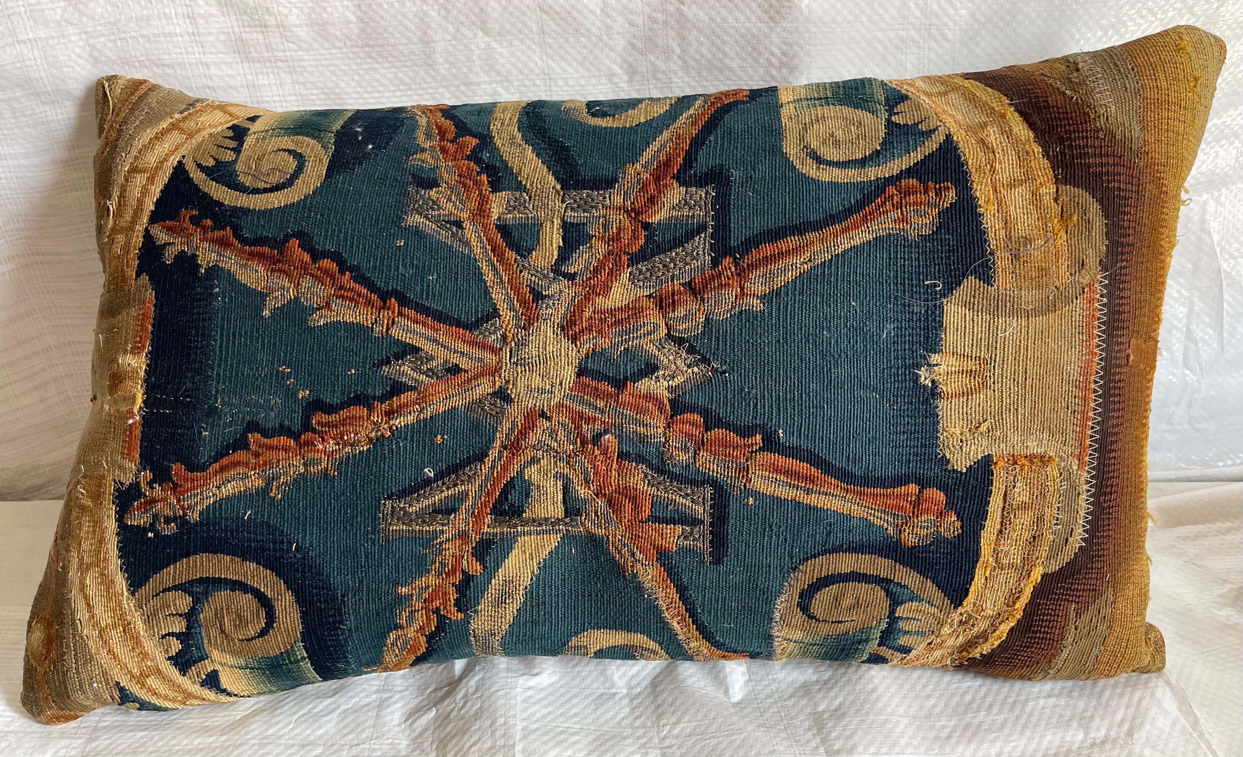 Brüsseler Wandteppich-Kissen, 17. Jahrhundert
schöne Farbe und Design 