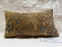 17th Century Brussels Verdure Tapestry Pillow