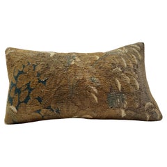 17th Century Brussels Verdure Tapestry Pillow