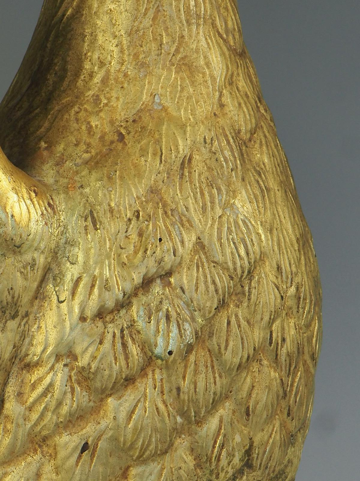 17th Century Carved Giltwood Eagle Bird of Prey Sculpture 9