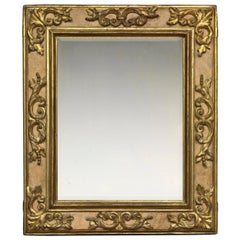 17th Century Carved Italian Baroque Cassetta Frame, with Choice of Mirror