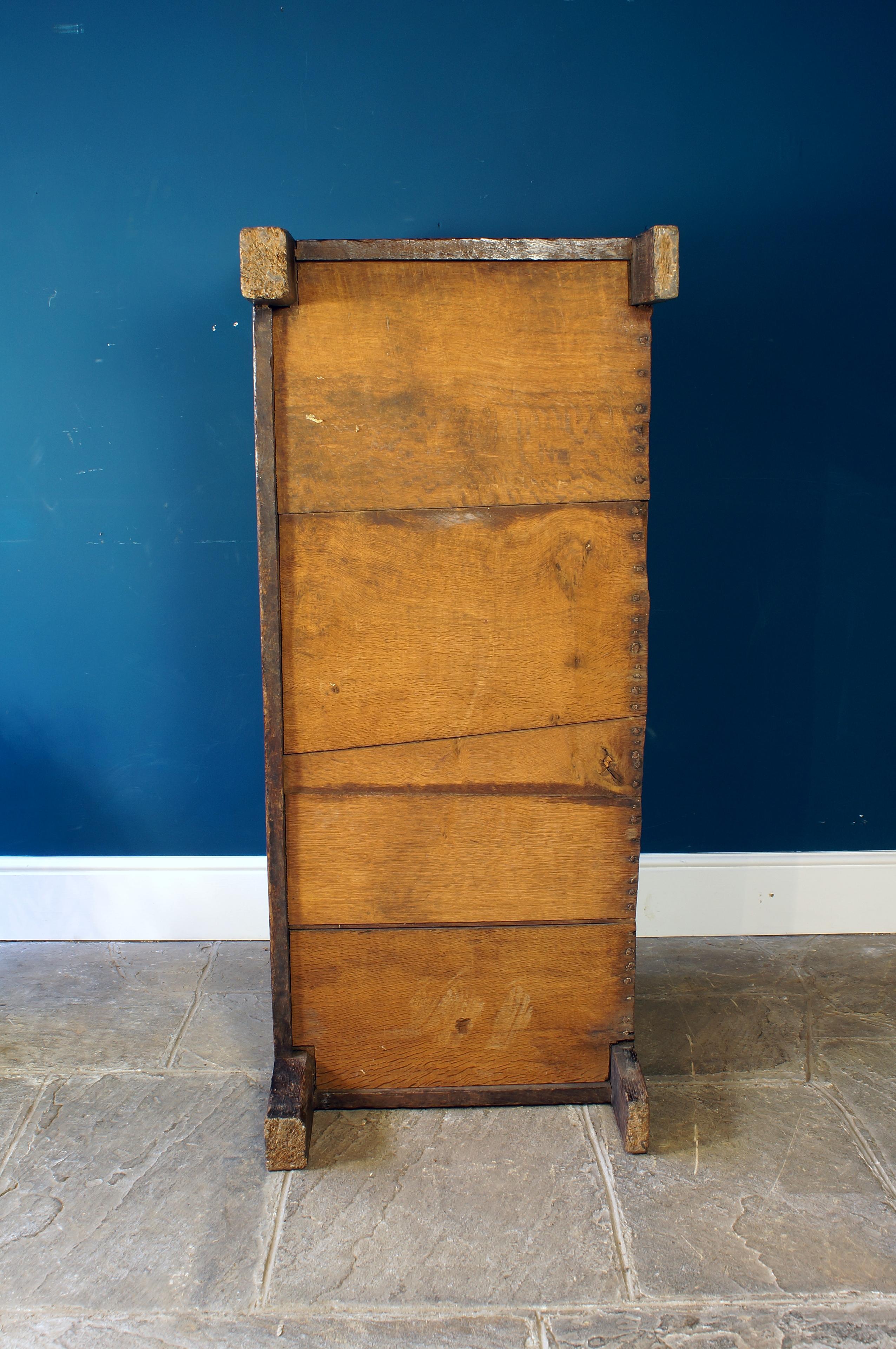 17th Century Carved Oak Coffer of an excellent colour. For Sale 7