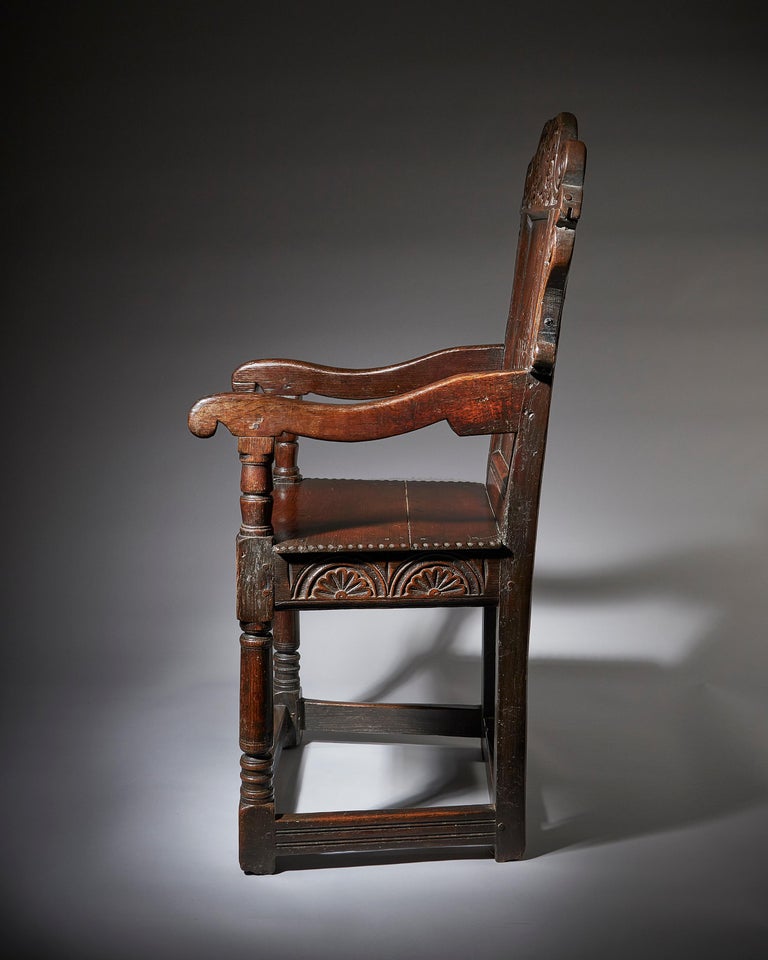 17th Century Carved Oak Wainscot Chair, the Yorkshire Chair at 1stDibs