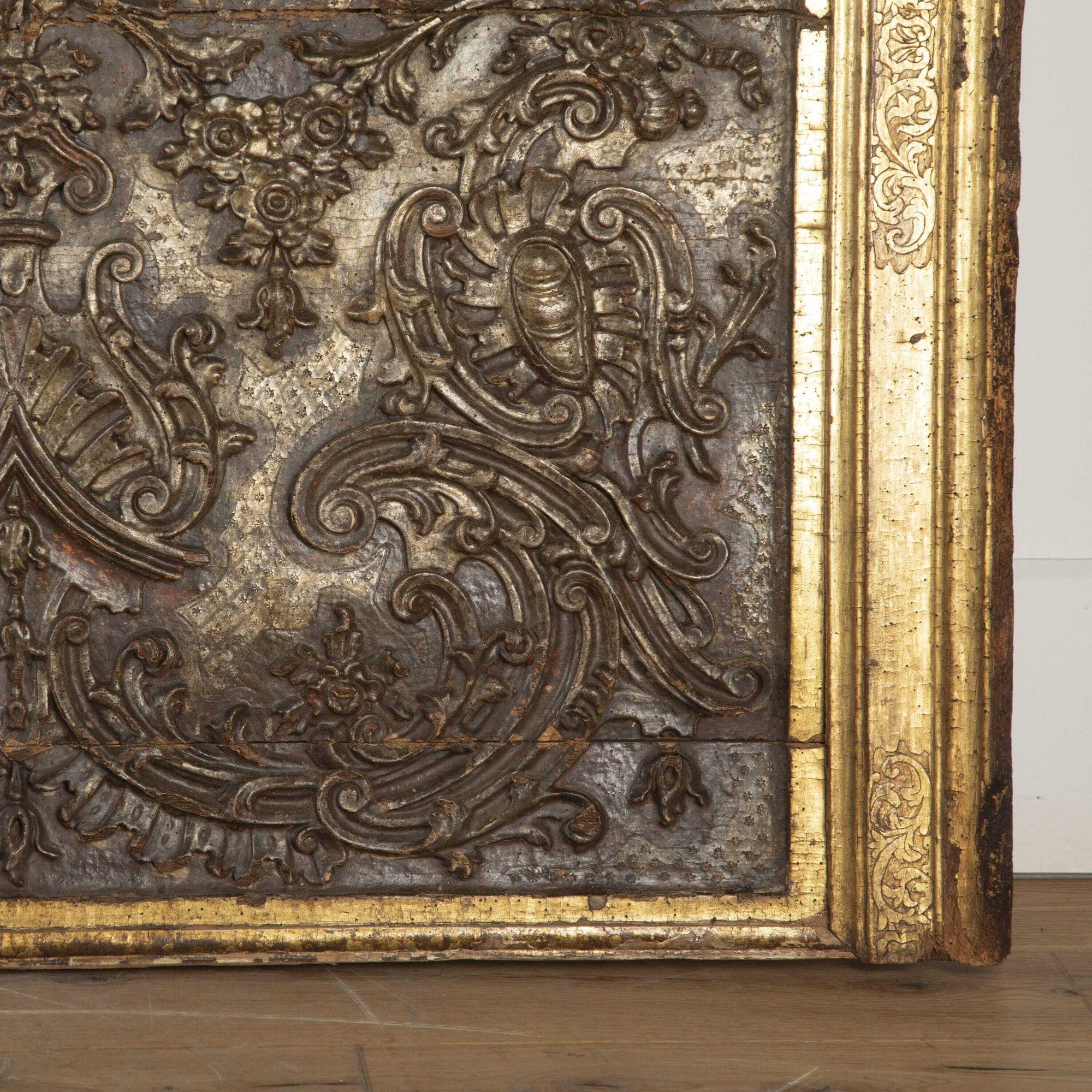 17th Century Carved Spanish Alter Panel In Fair Condition In Gloucestershire, GB