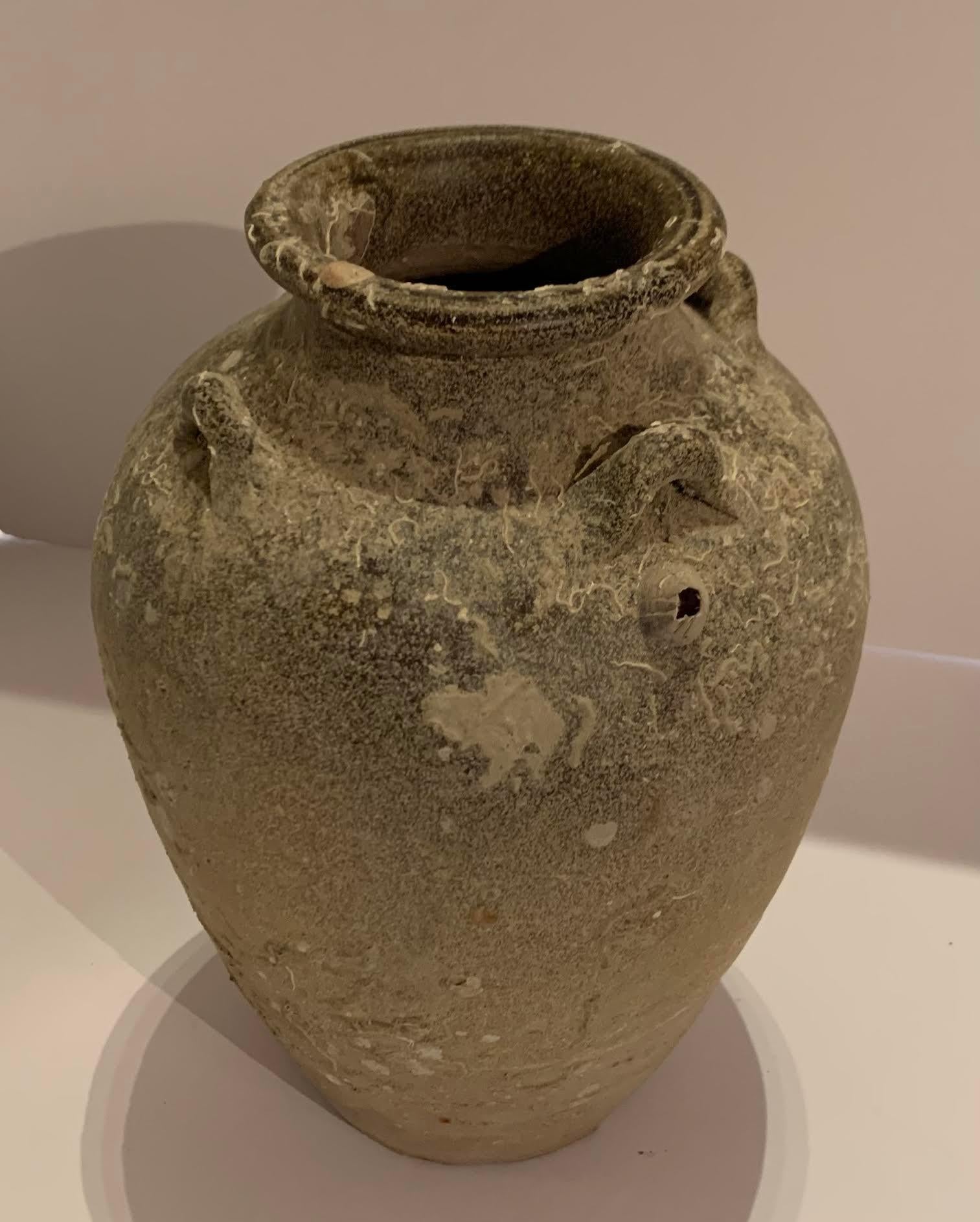 17th Century Ceramic Vessel, Thailand In Good Condition In New York, NY