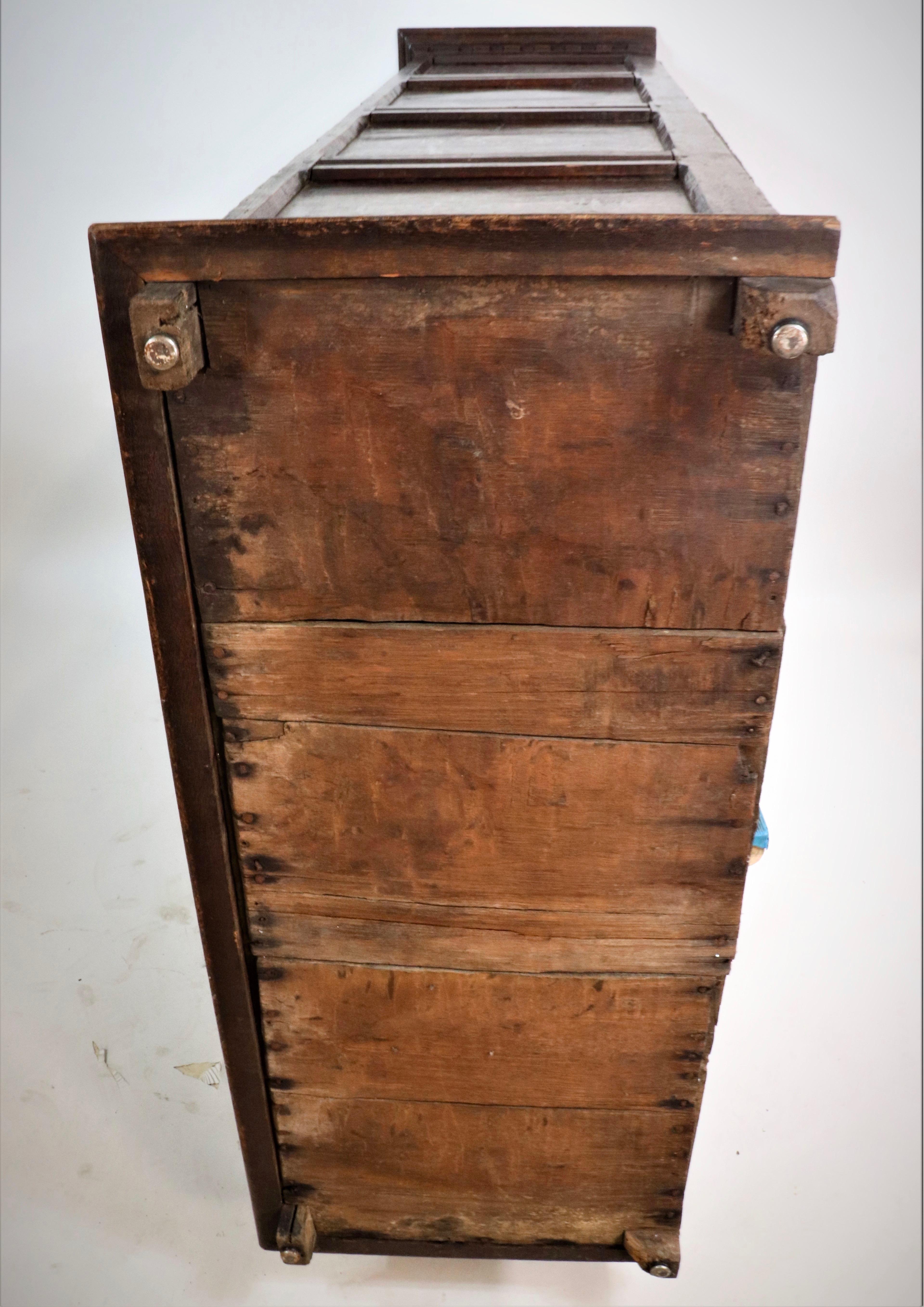 17th Century Charles II English Cupboard Cabinet For Sale 11