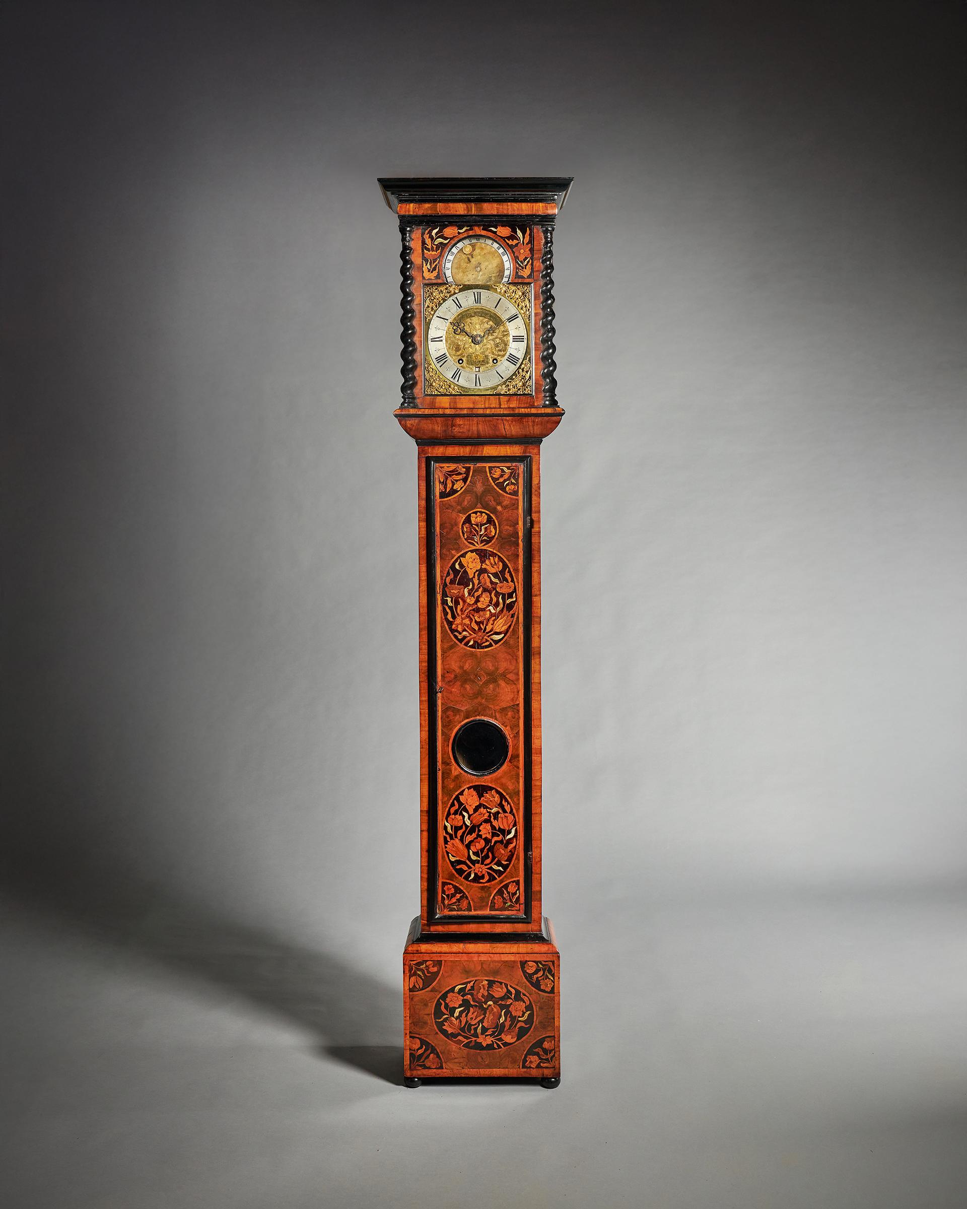 17th Century Charles II Month-going longcase clock by John Greenhill ...