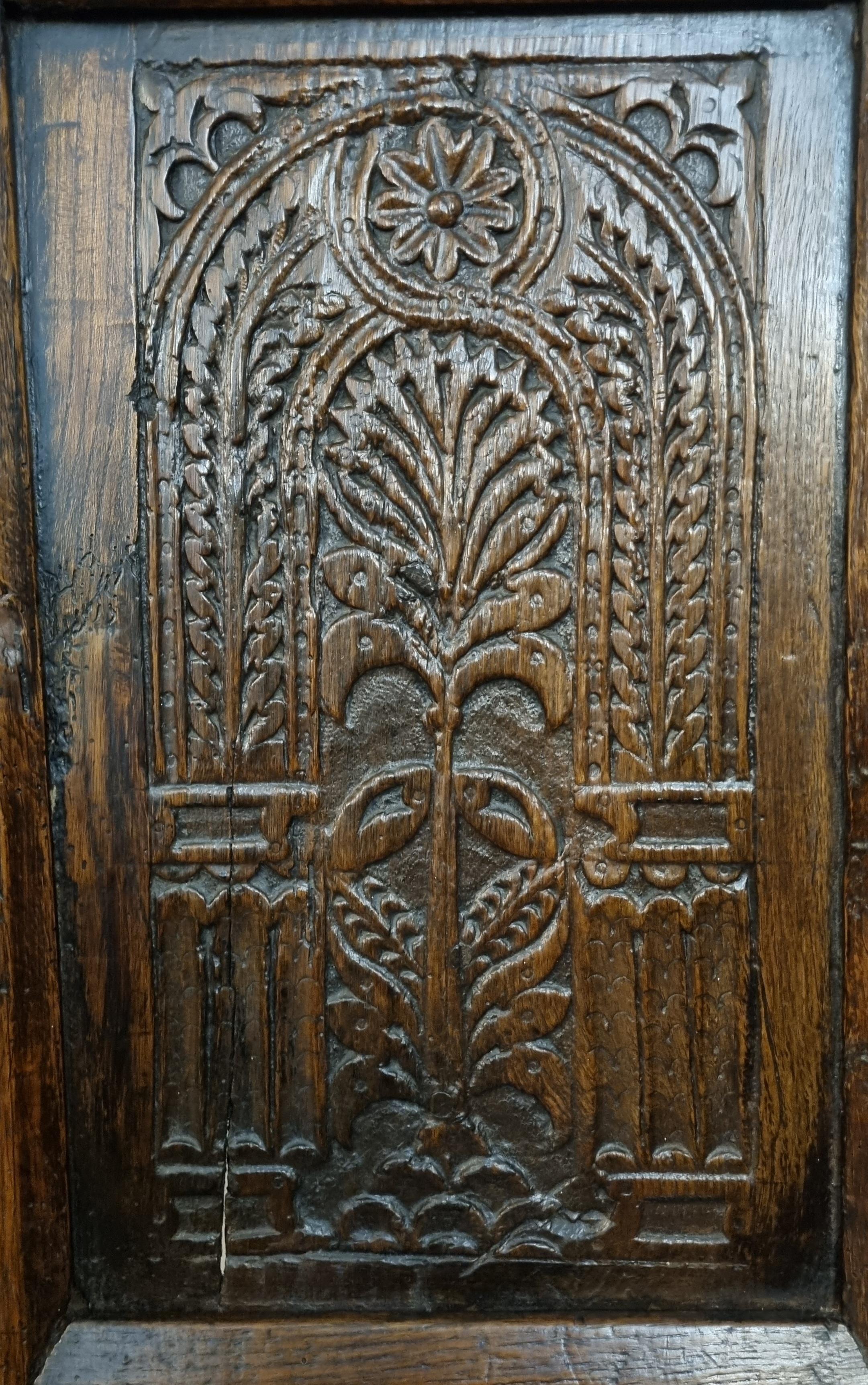 17th Century Charles II Oak Wainscot Armchair, Circa 1680 1