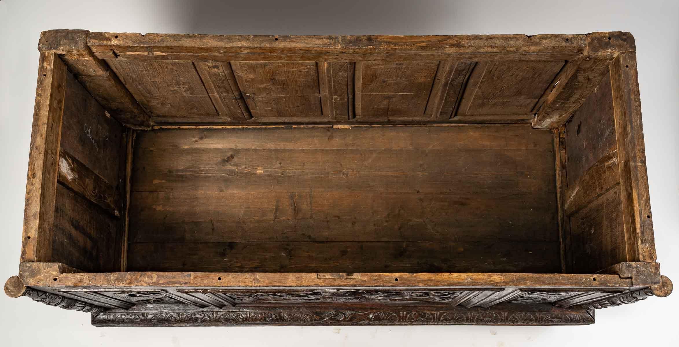 European 17th Century Chest For Sale