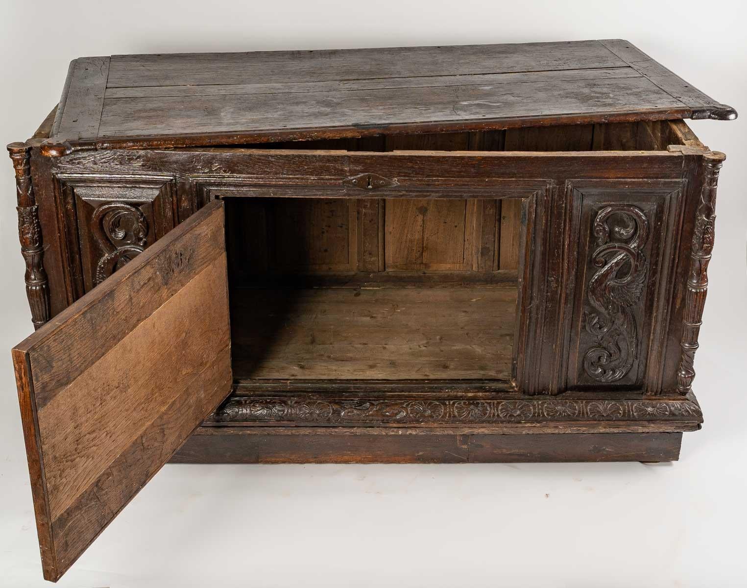 18th Century and Earlier 17th Century Chest For Sale