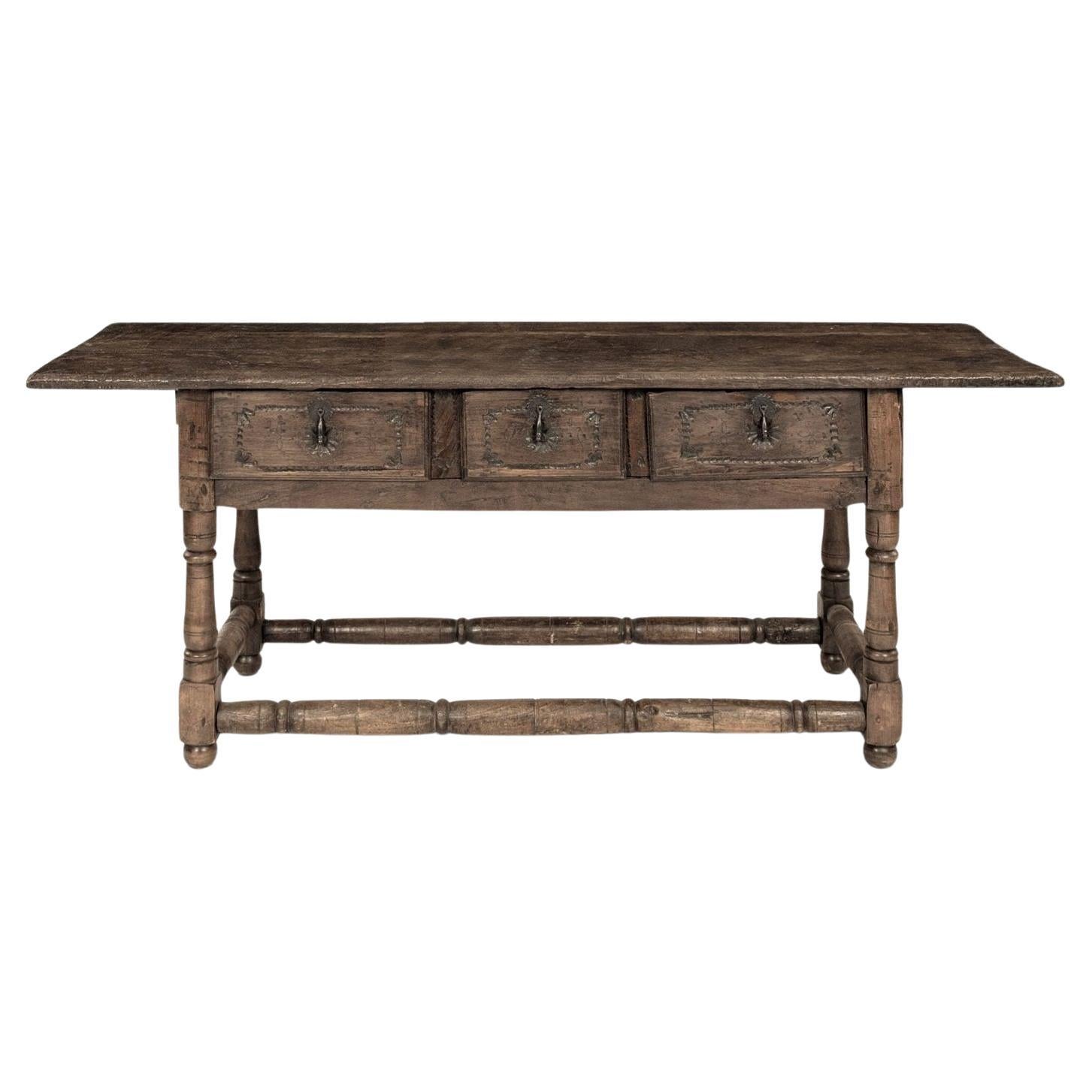 17th Century Chestnut Console