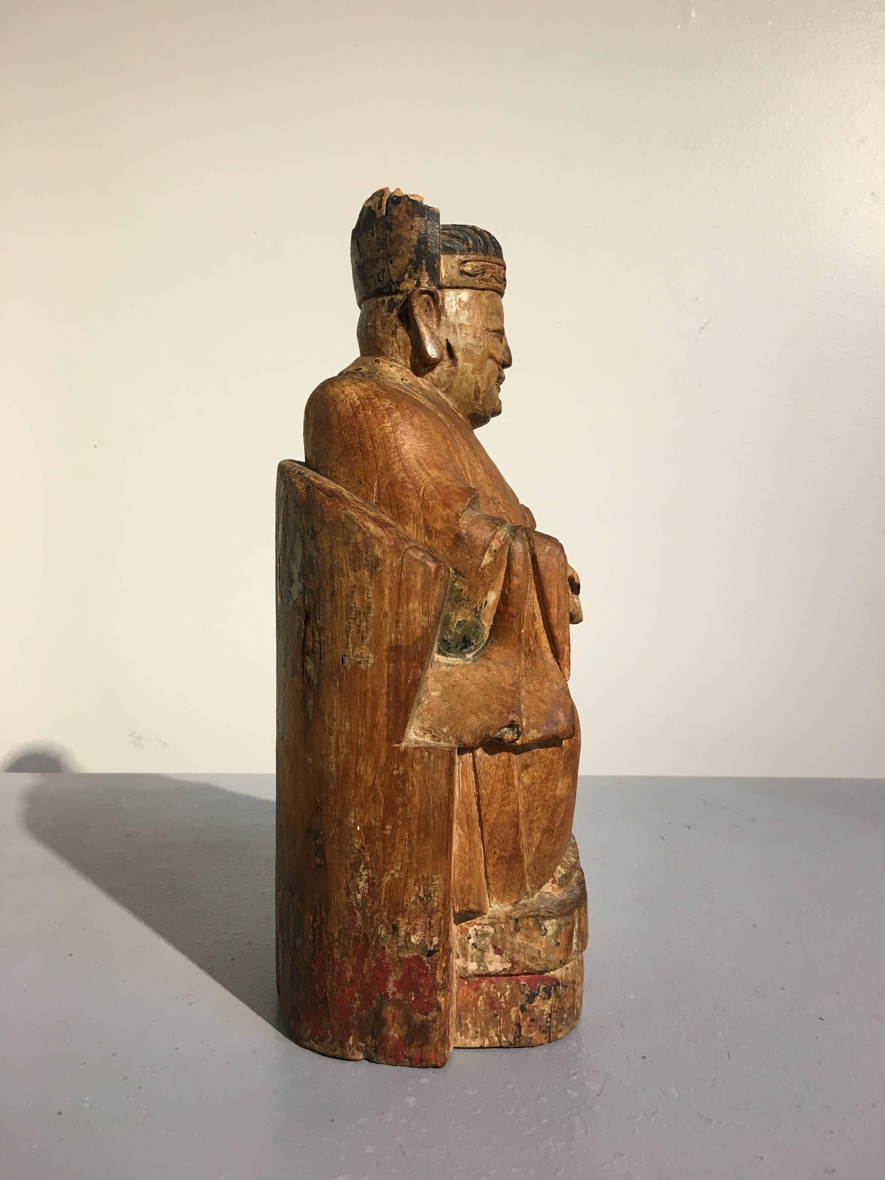 wooden chinese figures