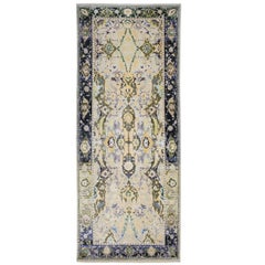 '17th Century Classic_Polonaise No. 09' Jaipur, Persian Knot Wool, Silk, Isfahan