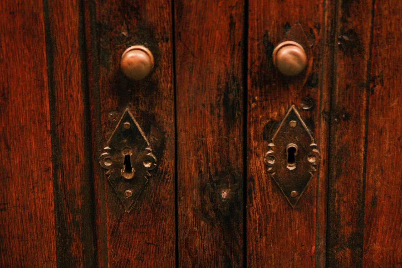 17th Century English Court Cupboard in Oak 1