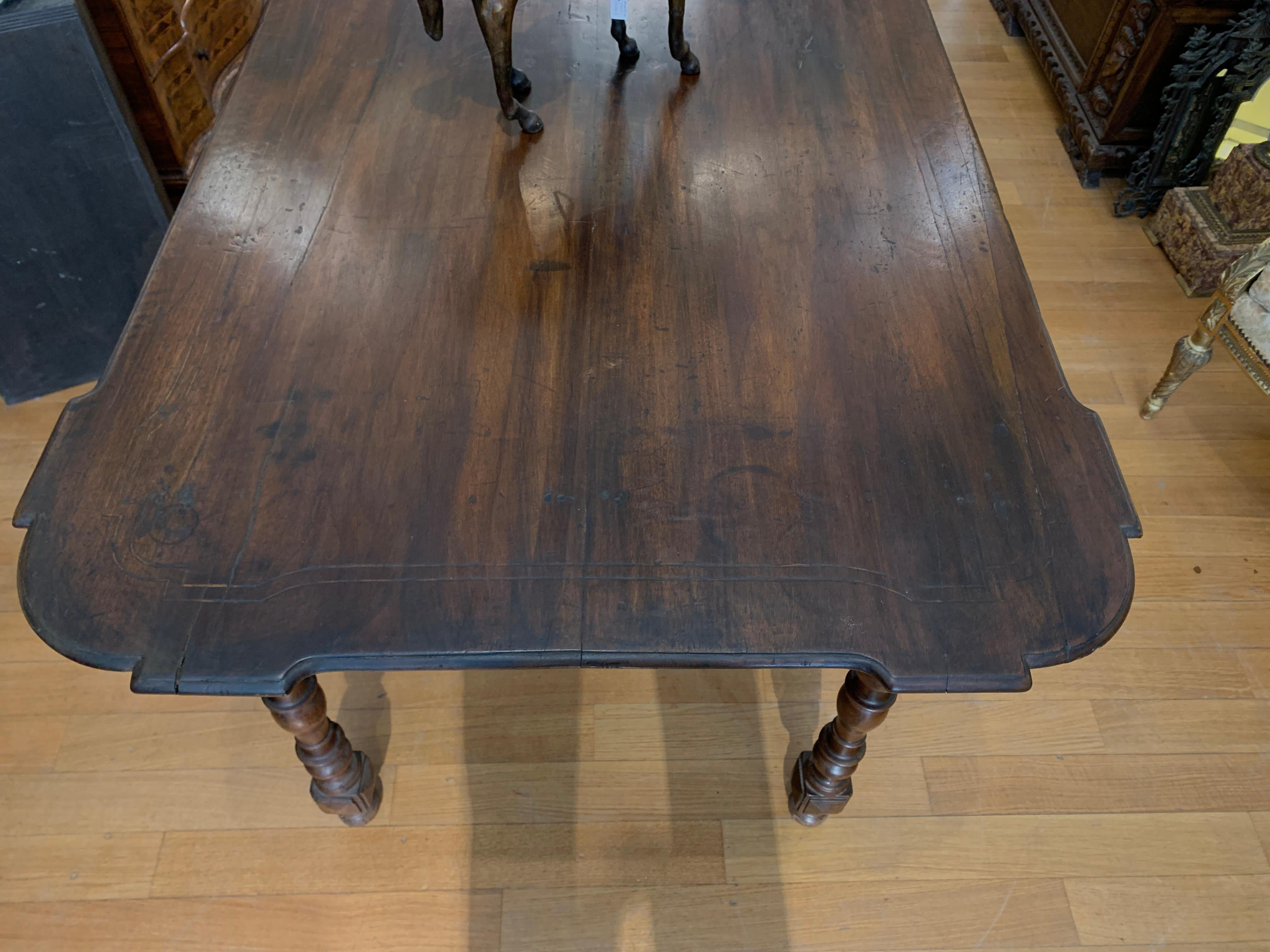 Inlay 17th CENTURY DESK TABLE LOUIS XIV  For Sale