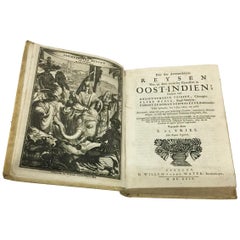 Livre hollandais du 17e siècle, Oost-Indien, 1694