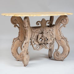 17th Century English Carved Console Table of the Charles II Period