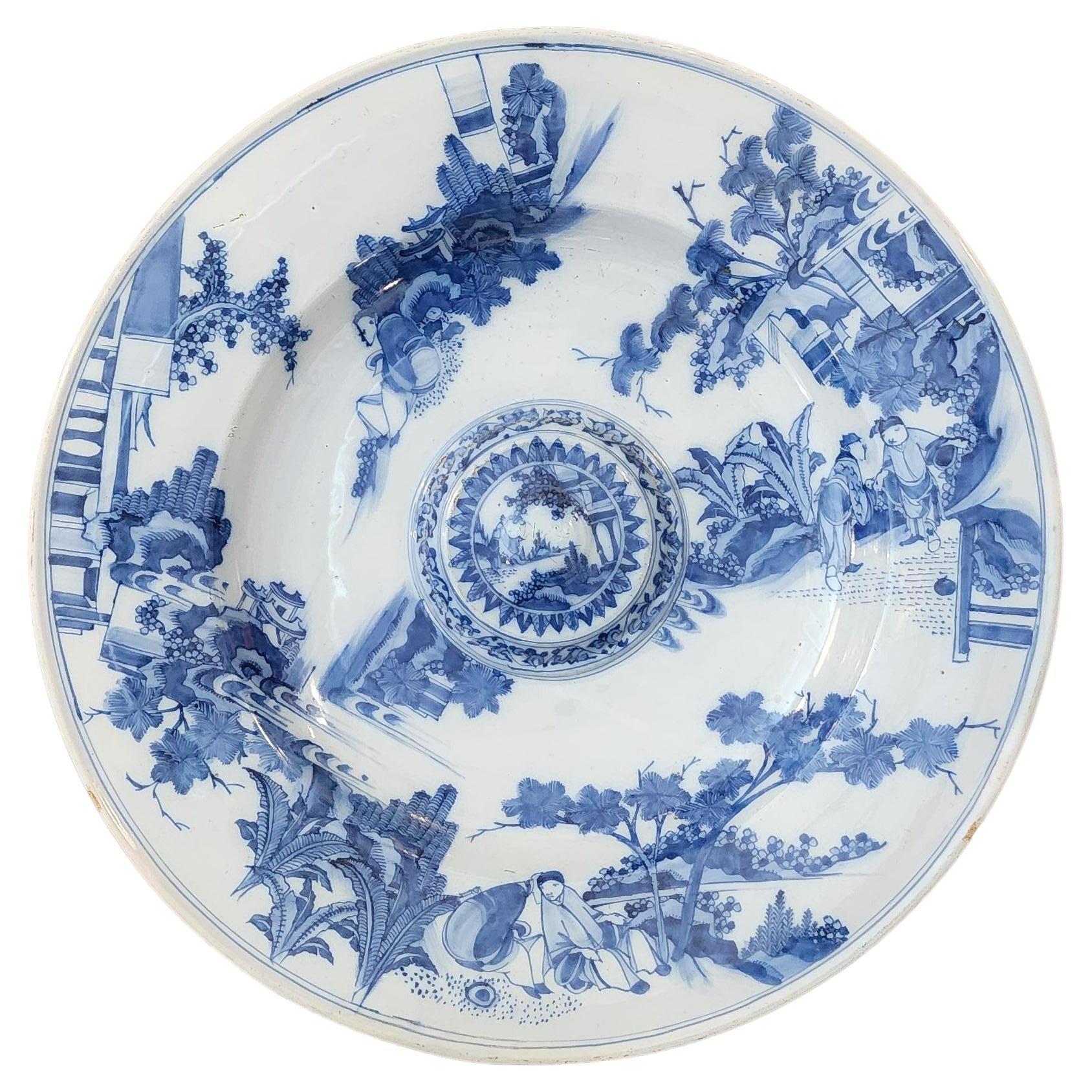 17th Century Dutch Delft Charger