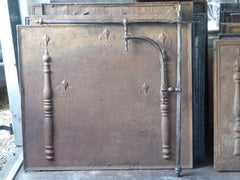 17th Century Dutch Fireplace Crane