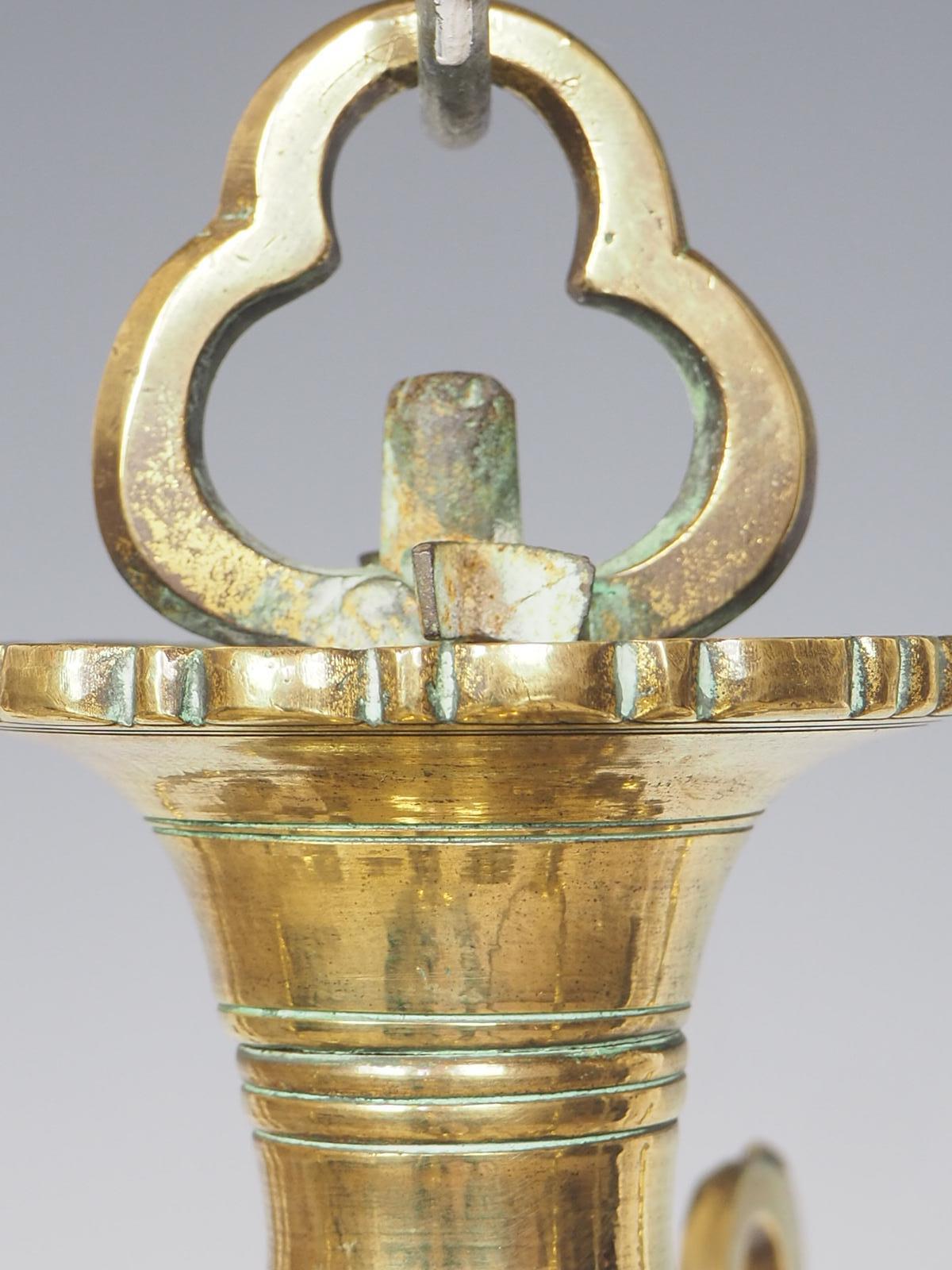 17th Century Dutch Flemish Brass Chandelier 2