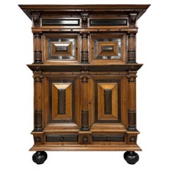 Antique 17th Century Dutch Kussenkast