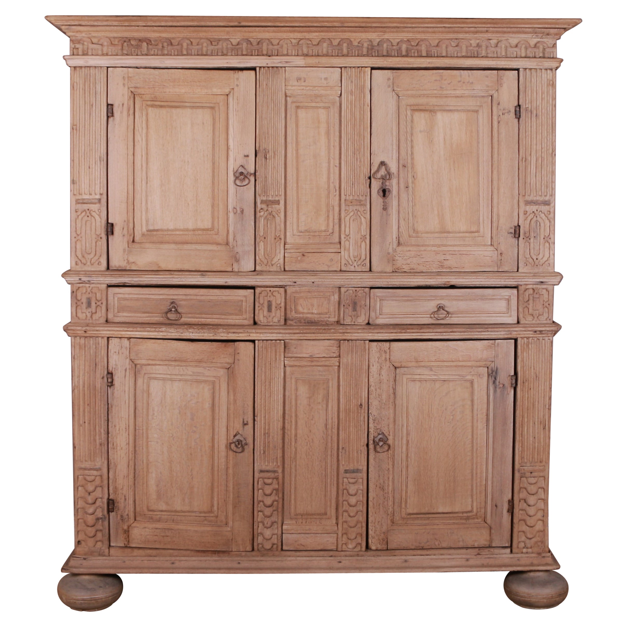 17th Century Dutch Linen Cupboard