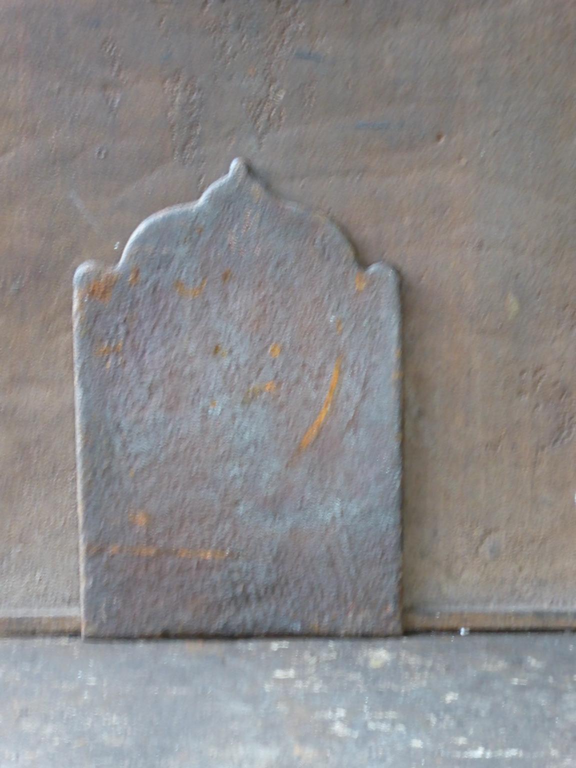 17th Century Dutch Louis XIV 'Bubble Blower' Fireback 5