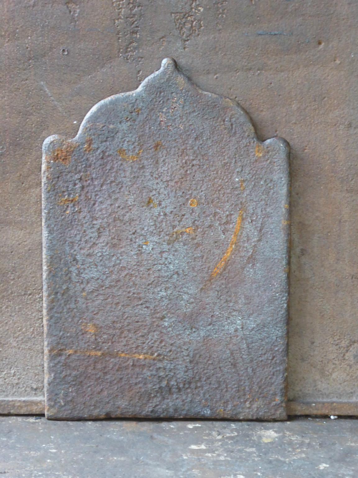 17th Century Dutch Louis XIV 'Bubble Blower' Fireback 6
