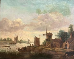 17th Century Dutch Old Master Painting, Monogrammed SR.