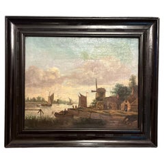 17th Century Dutch Old Master Painting, Monogrammed SR.