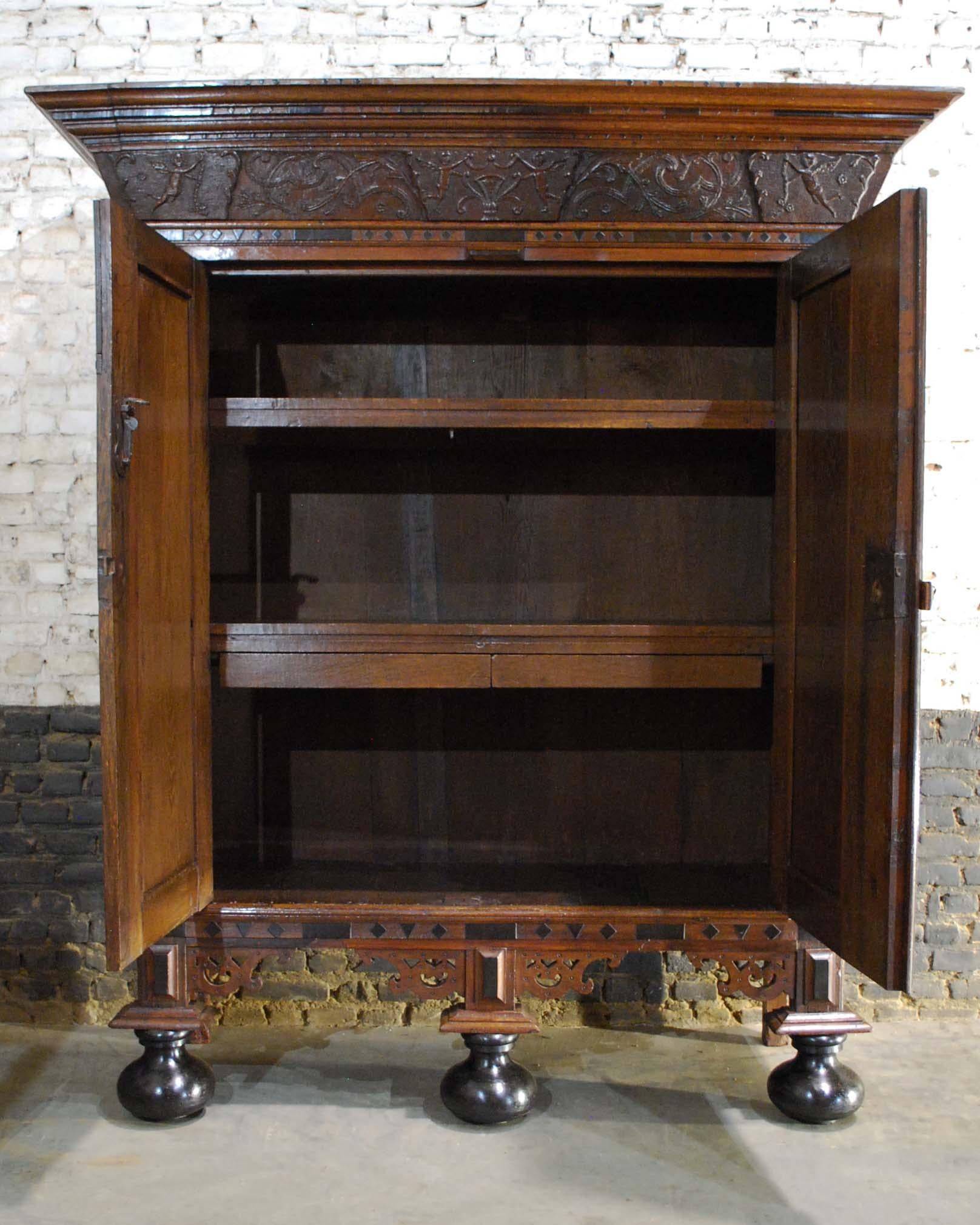 antique arched cabinet