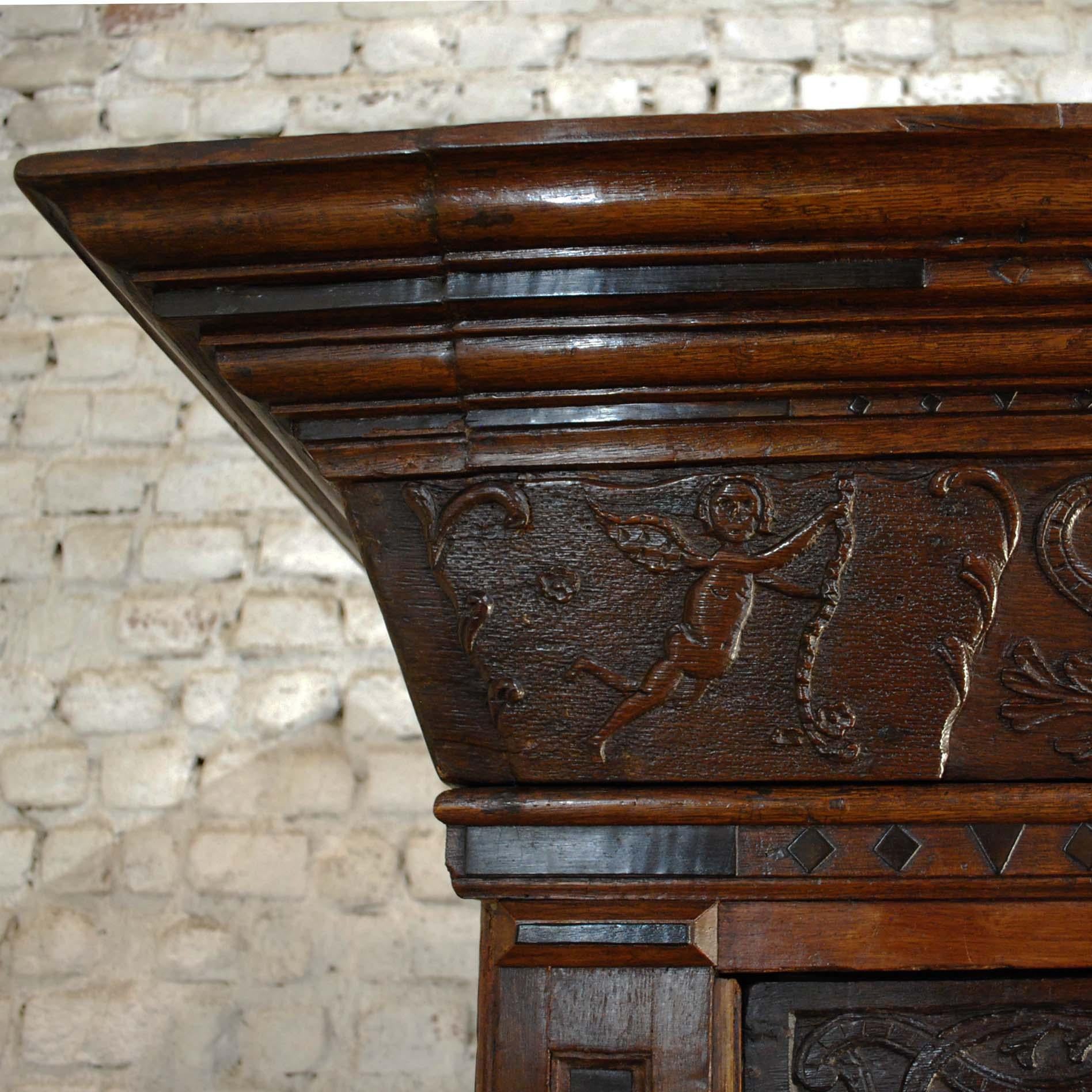 antique arched cabinet