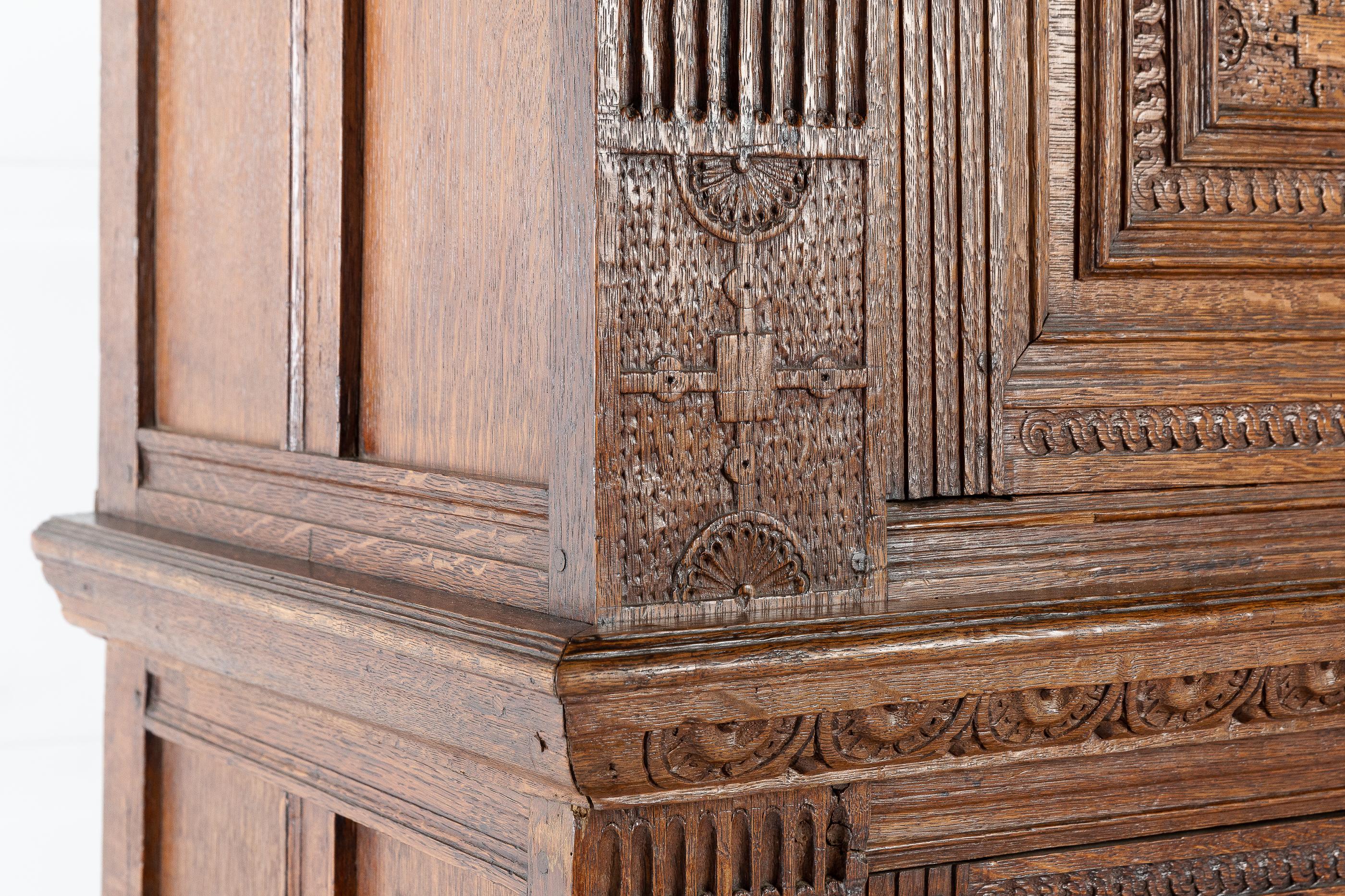 Wood 17th Century Dutch Renaissance Period Cabinet