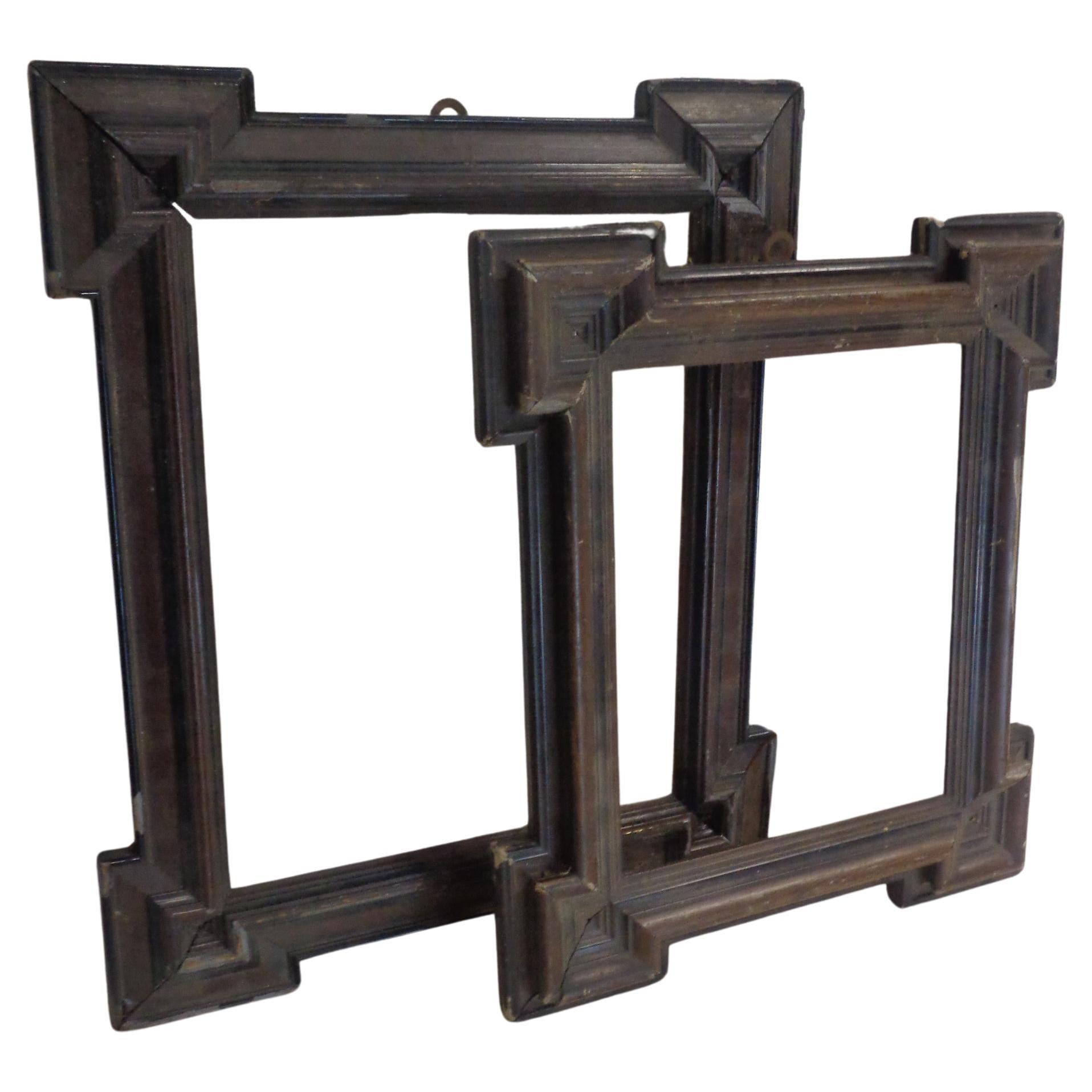 Wood  17th Century Dutch Style Picture Frames