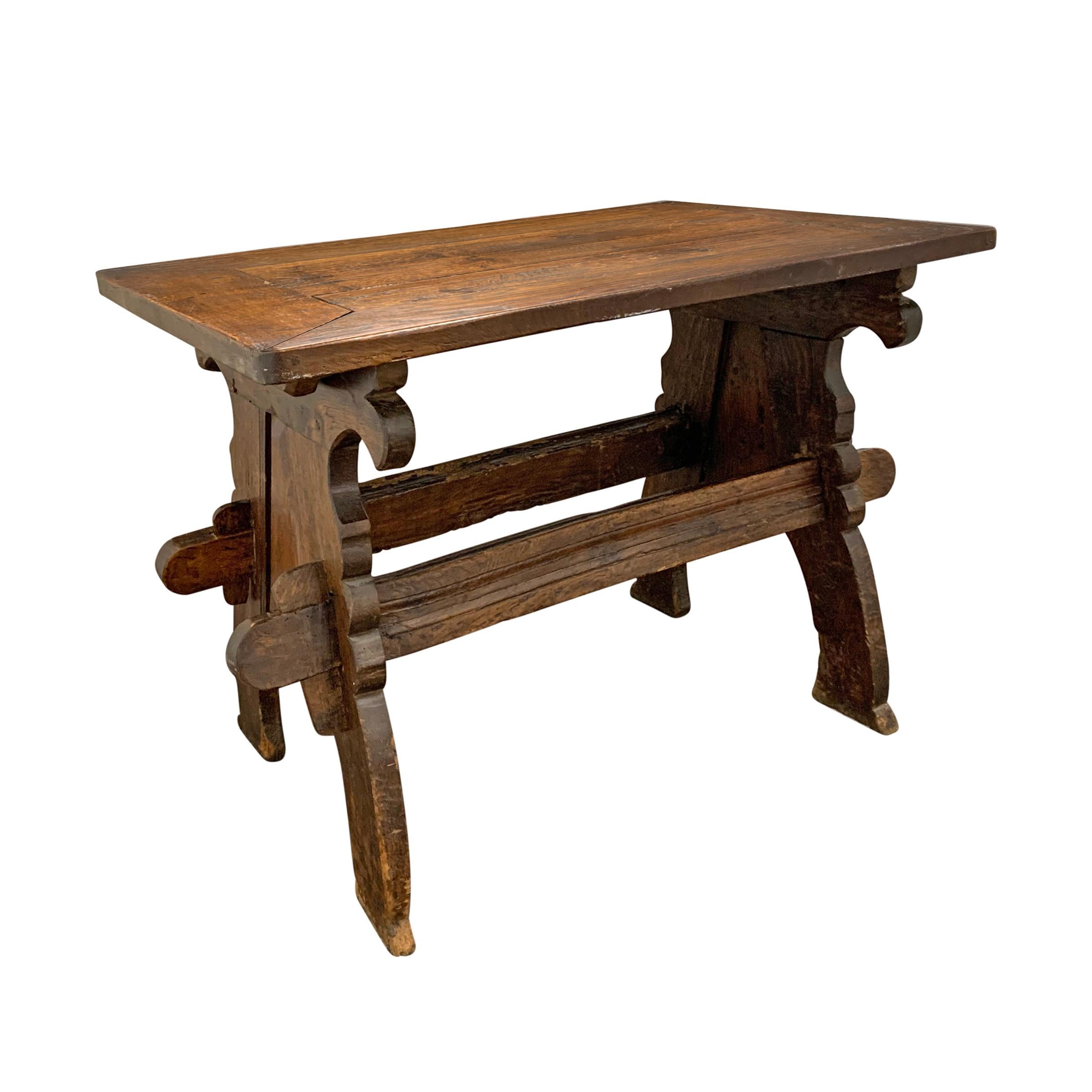 Oak 17th Century Dutch Trestle Table