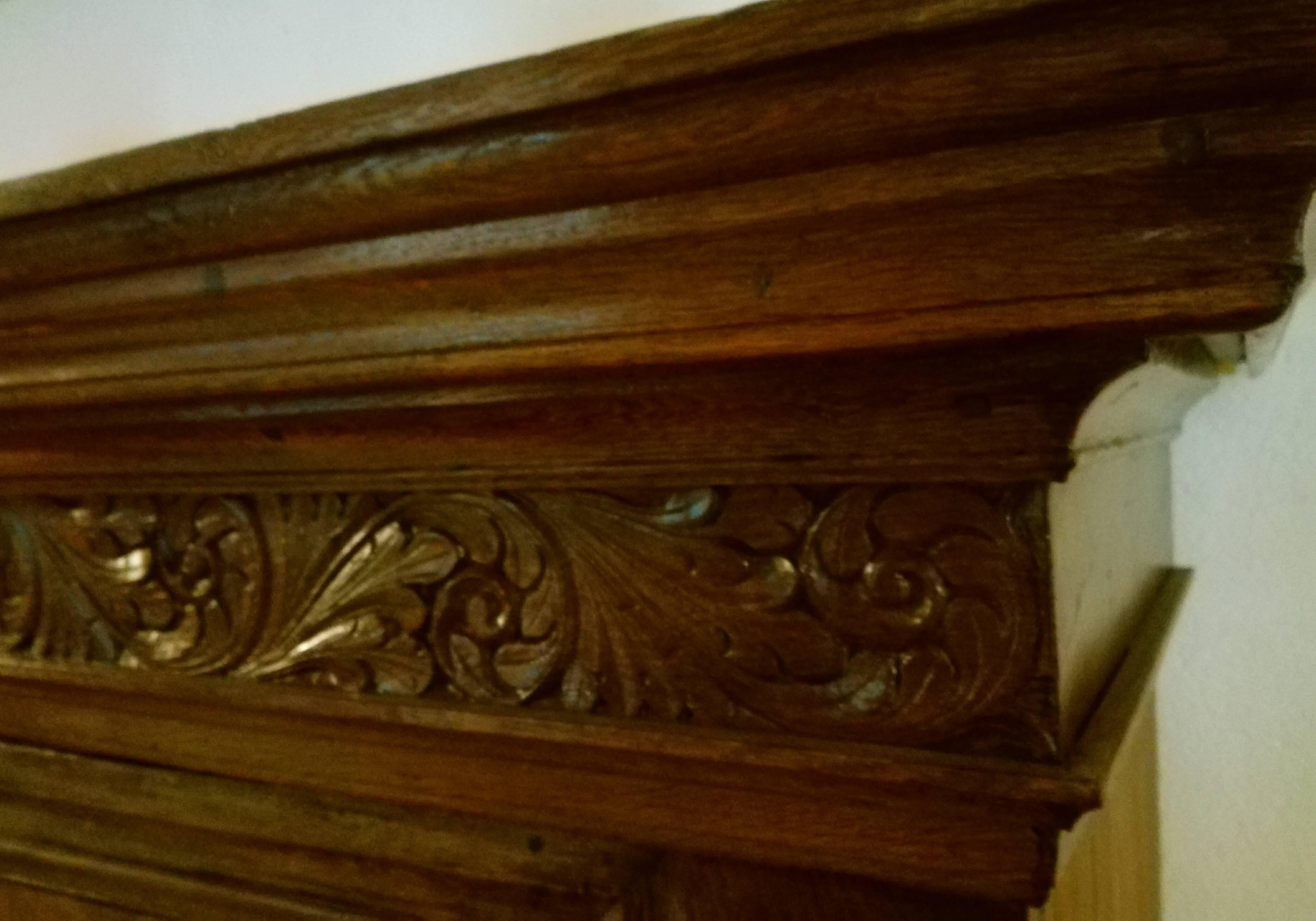 Baroque 17th Century Early Barack Wedding Amour Burl Walnut Oak Innencave and Drawer For Sale