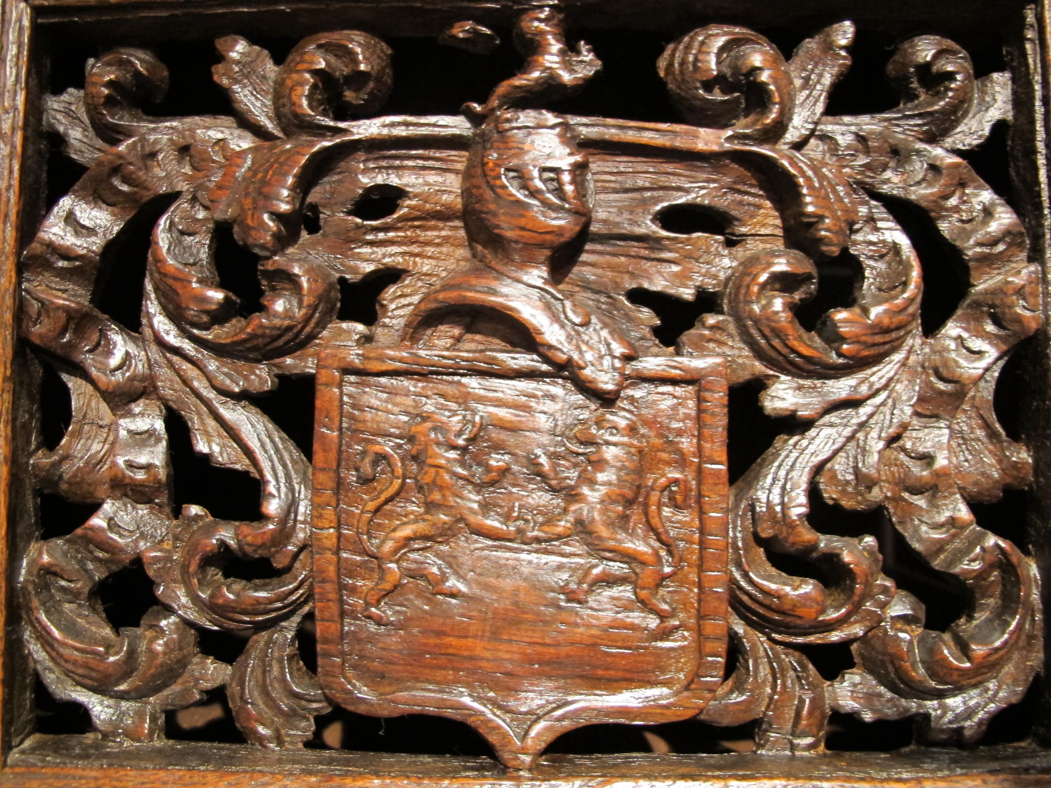 Other 17th Century Emblazoned Germanic Armoire For Sale