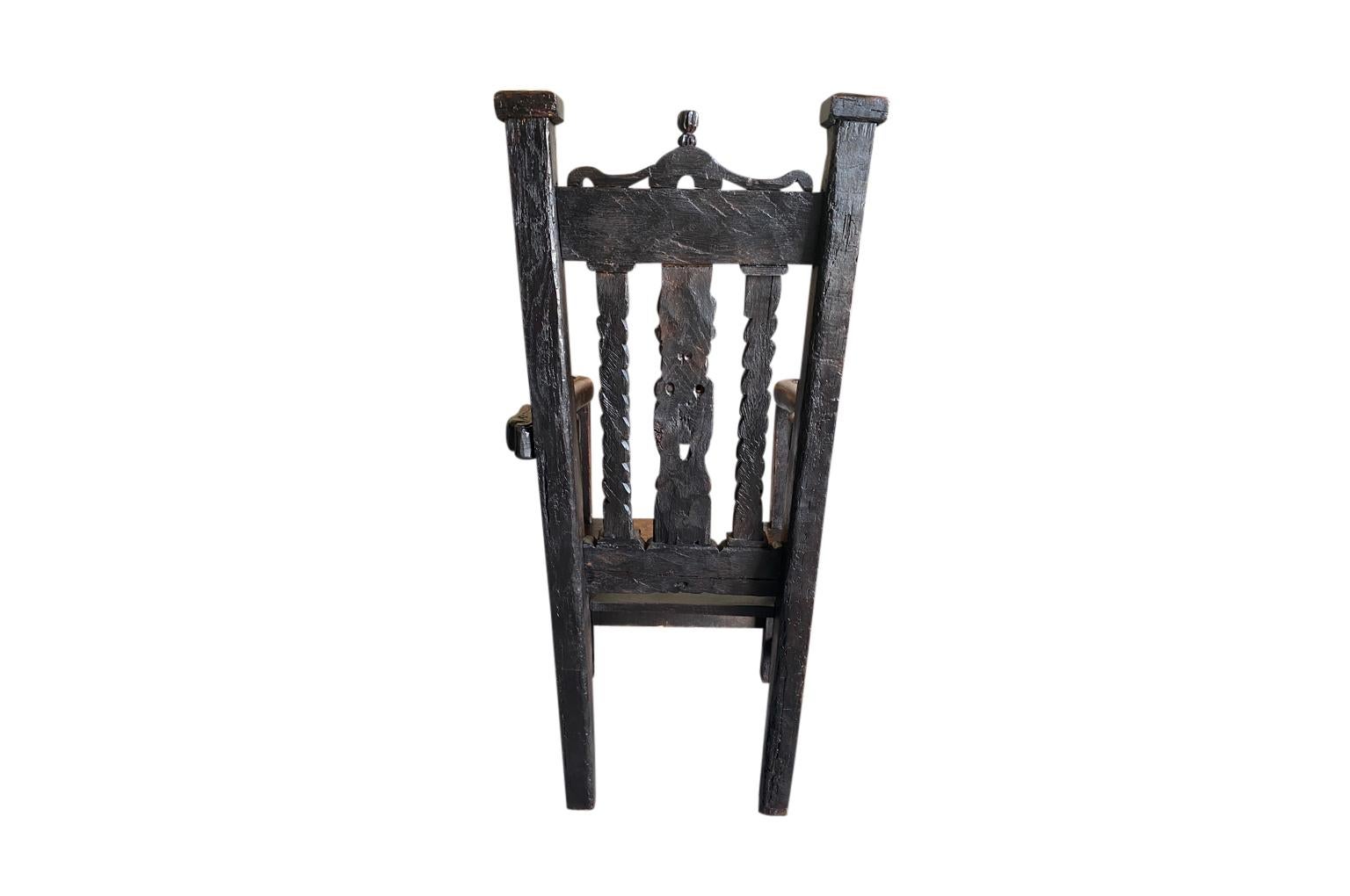Englischer Sessel aus dem 17. Jahrhundert im Angebot 9