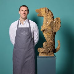 17th Century English Carved Stone Griffin