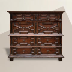 17th Century English Charles II Chest of Drawers
